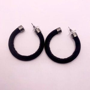 Hoop earrings, Cloth Earrings, Hoops pantallas, Fashion Jewelry